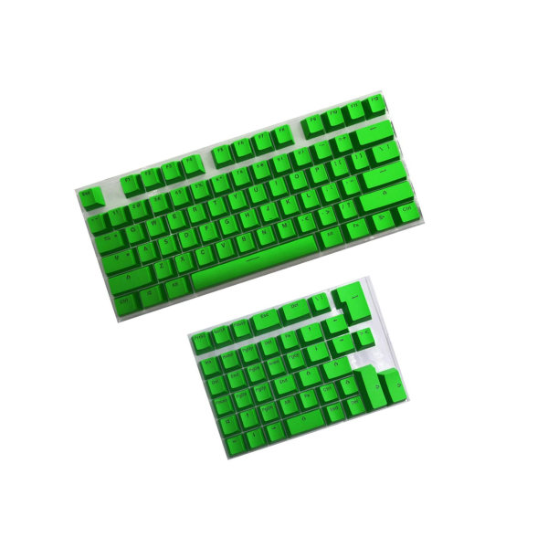 1/2 PBT Keycaps Anti-Mini för 61 64 68 71 82 84 Layouttangentbord Green 35x15x2cm 1Set