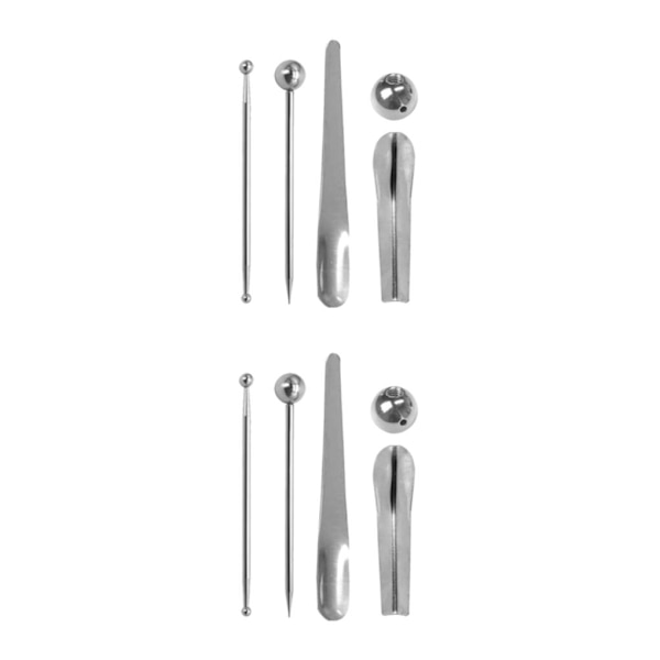 1/2/3 5 Styck Kakel Grout Press Ball Gap för hushållskök Caulk 2Set