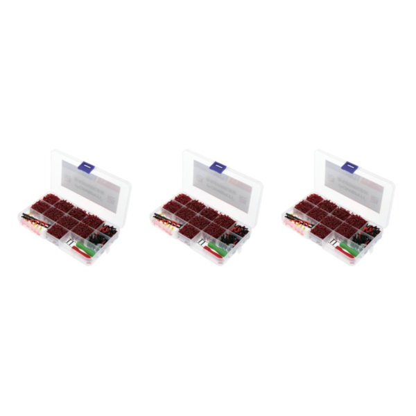1/2/3/5 Universal Racquet Grommets Öljetar Enkelhål Dubbla Red 17.5 x 9.5 x 2.1cm 3Set
