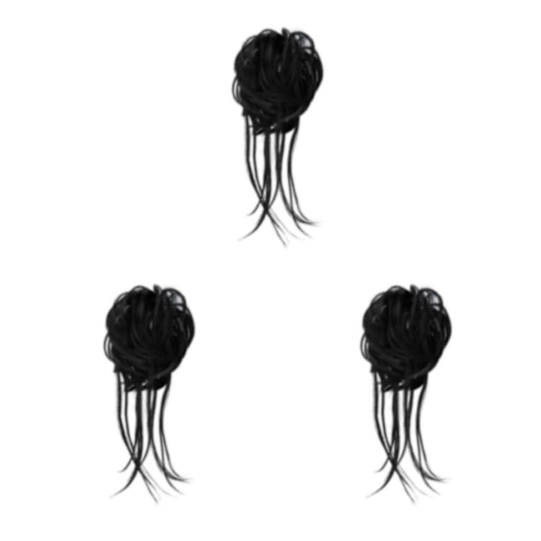 1/2/3/5 Fiber hästsvansbulle Multipurpose Frisyr Viktigt för 1B 3Set