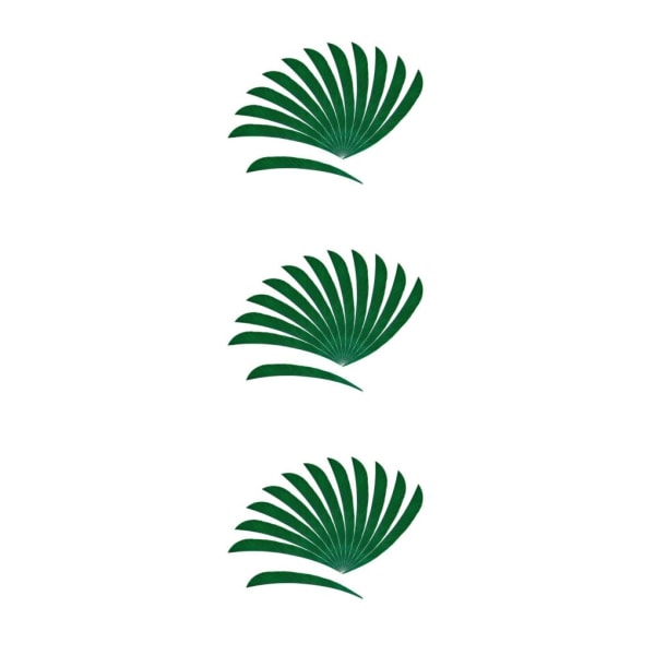 1/2/3/5 12 stycken För Bågskytte Jaktfjäder Fletching Right Dark Green 3Set