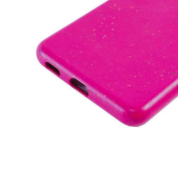 Biodegradabelt skal - Samsung - Galaxy S21 - Magenta - Hvedestrå - Semi-stift Magenta