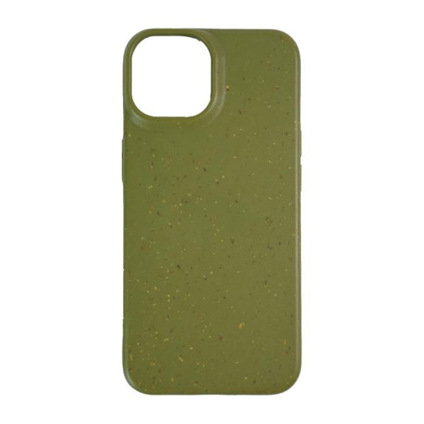 Biologiskt nedbrytbart fodral för iPhone 14, Grön