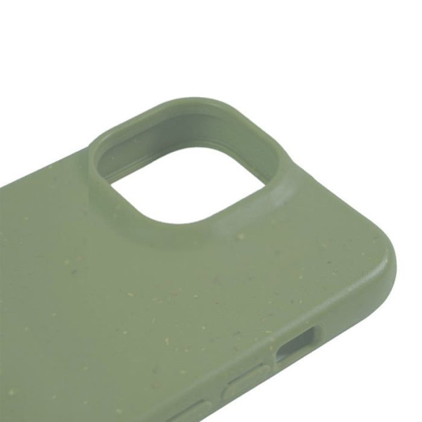 Biologiskt nedbrytbart fodral till iPhone 14 Pro, Militärgrönt