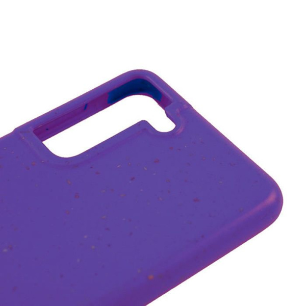 Biologiskt nedbrytbart fodral - Samsung - Galaxy S22 - Lila - Elegant - Vetehalm Lila