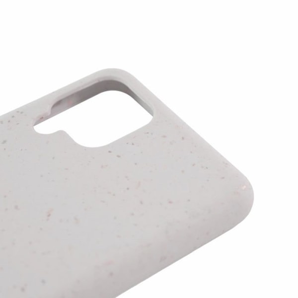Biologiskt nedbrytbar skal - Samsung - Galaxy A12 - Vit - Elegant - Semi-styv Vit