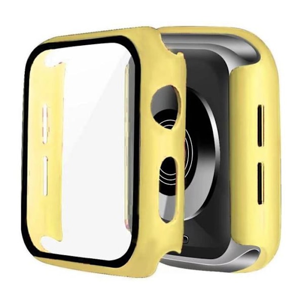 Hard case - Apple - Watch 44 mm - Yellow - Screen protection - Series 4/5/6/SE/SE2 Gul