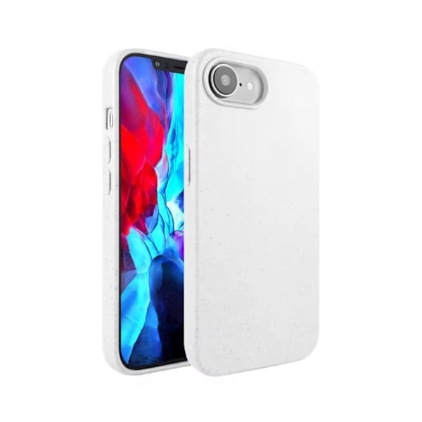 Ekologiskt fodral - iPhone 16e (SE 4 2025) - Vit - Optimal skydd - Flexibel - Elegant Vit