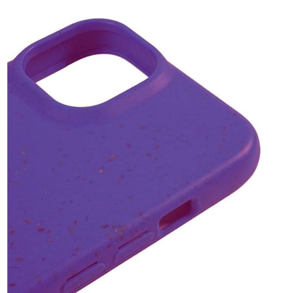 Biologiskt nedbrytbart fodral - Ej specificerat - iPhone 13 - Lila - Elegant - Halvstyvt Lila