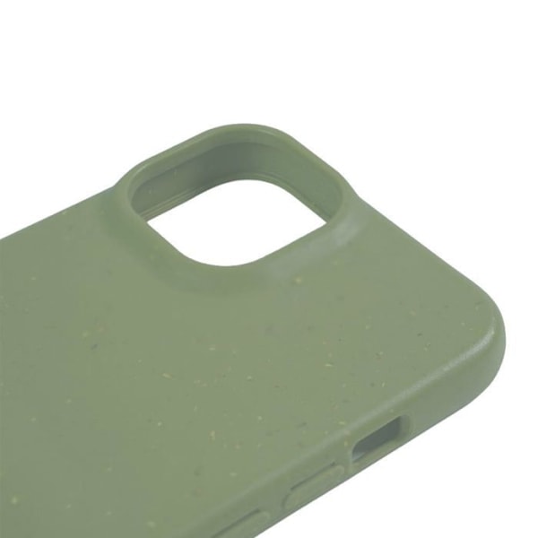 Biologisk nedbrydeligt cover til iPhone 13 Mini, Army Green militärgrönt