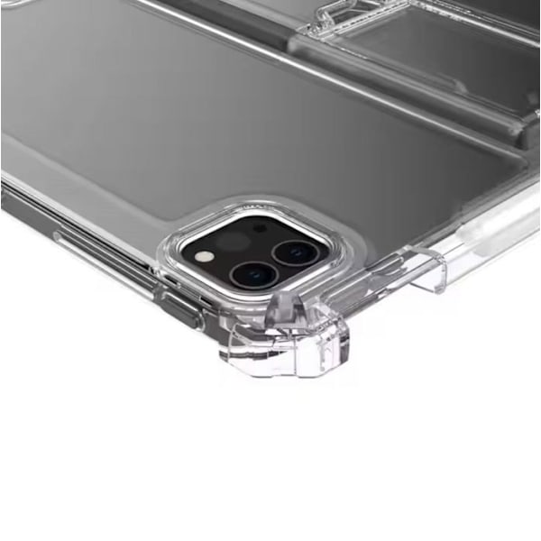 Transparent Cover with Integrated Stand for iPad Generation 7/8/9 (10.2'')
