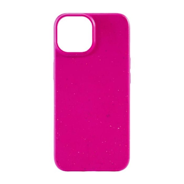 Biologiskt nedbrytbar skal - Magenta - iPhone 14 - Vetestrå - Elegant - Semihårt Magenta