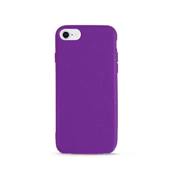 Biologisk nedbrydeligt cover til iPhone SE 2022, 2020, 8, 7, 6, 6s, lilla Lila