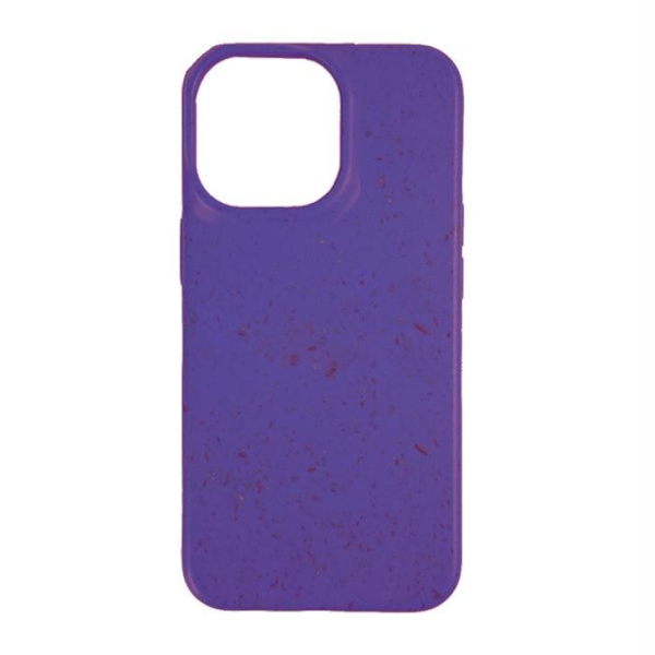 Biologiskt nedbrytbar skal - Ej specificerat - iPhone 14 Pro - Lila - Elegant - Semi-styv Lila