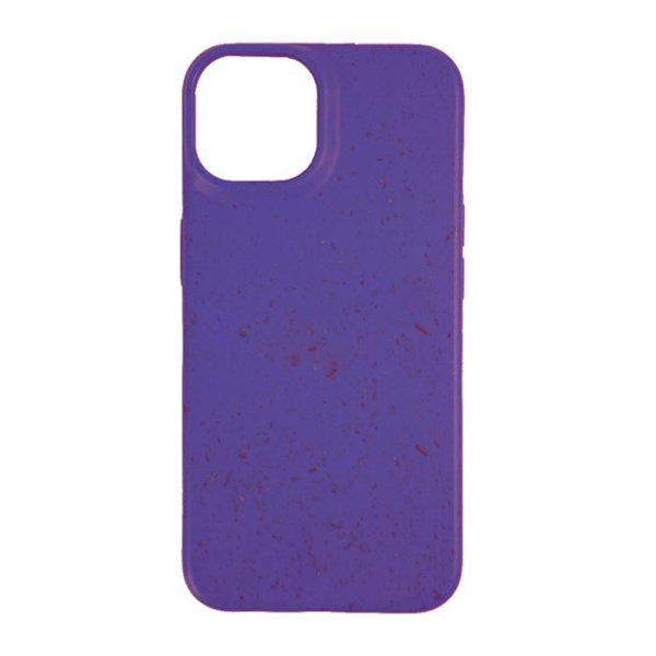 Biologiskt nedbrytbart fodral - Ej specificerat - iPhone 13 - Lila - Elegant - Halvstyvt Lila