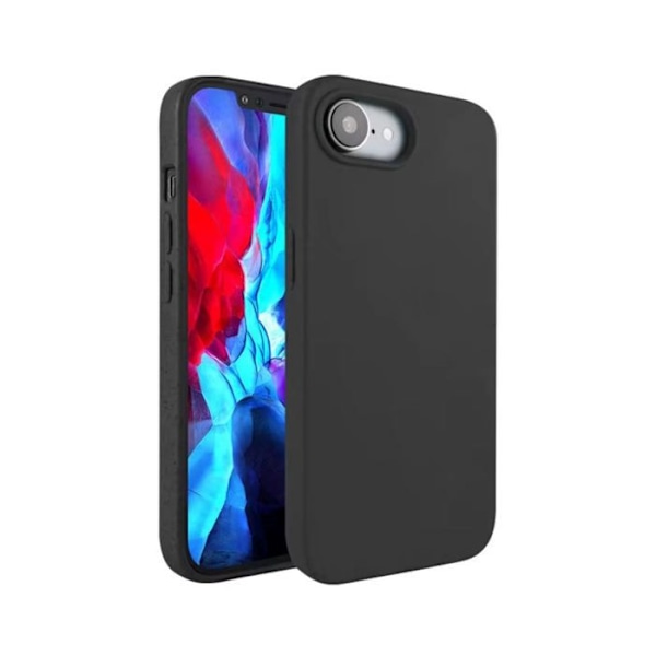 Økologisk cover - Ikke specificeret - iPhone 16e (SE 4 2025) - Sort - Semi-stift - Elegant Svart