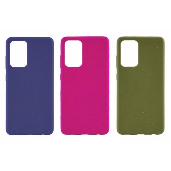 Biologisk nedbrydelig etui - Samsung - Galaxy A52 & A52s - Magenta - Fin - Miljøvenlig Magenta