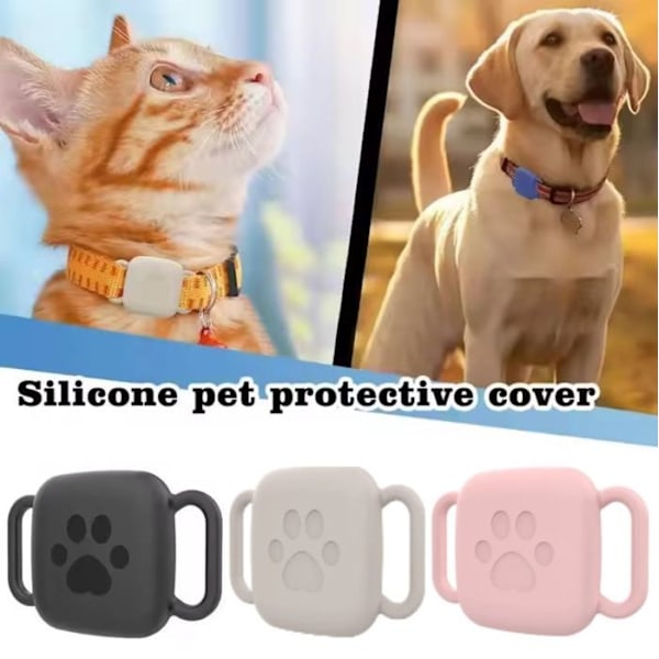 Support til hunde, katte og collier til Chipolo One Plus Classic Spot Point Vandtæt etui skal, Sort