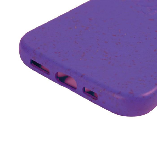Biologiskt nedbrytbar skal - Ej specificerat - iPhone 14 Pro - Lila - Elegant - Semi-styv Lila