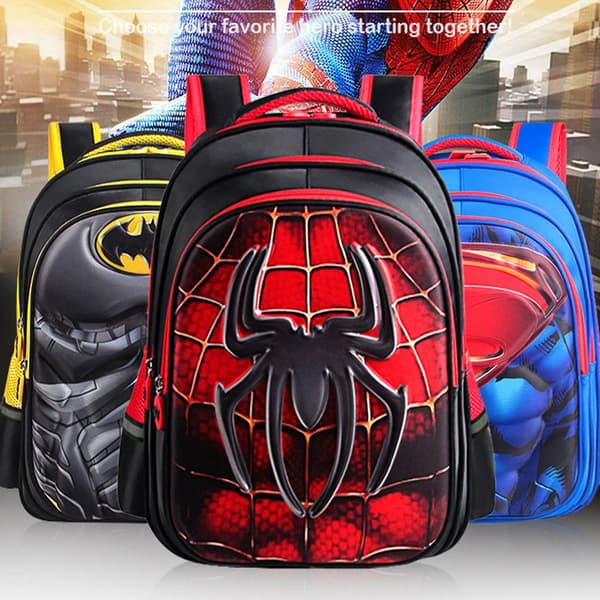 Vattentäta Superman skolväskor för barn 3