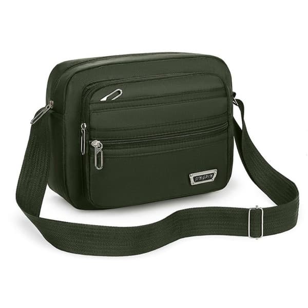 Herr Crossbody Väskor Nylon Axelväskor Pojke Messenger Väskor green