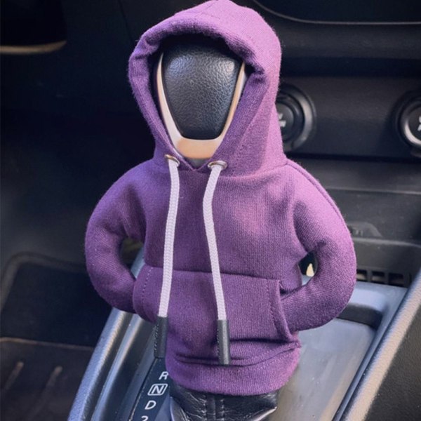 Gear Shift Knob Hoodie Sweatshirt Bilinteriör Rolig Shifter Knob Hoodie Cover purple