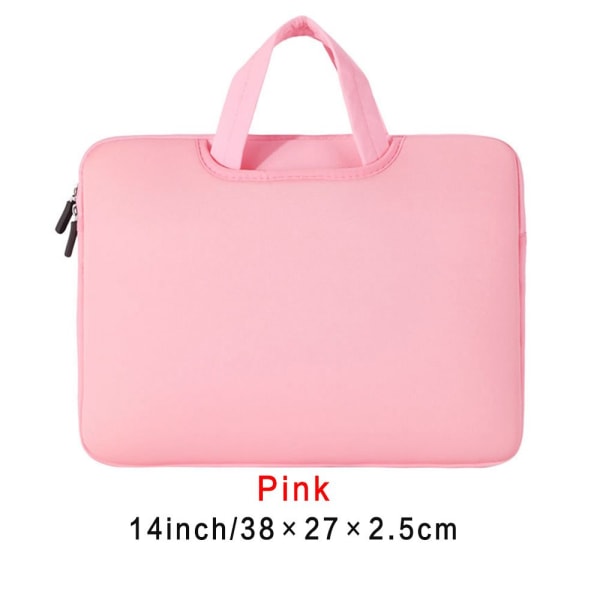 11 13 14 15 15,6 tums Laptopväska För Laptop MacBook pink 14 inch