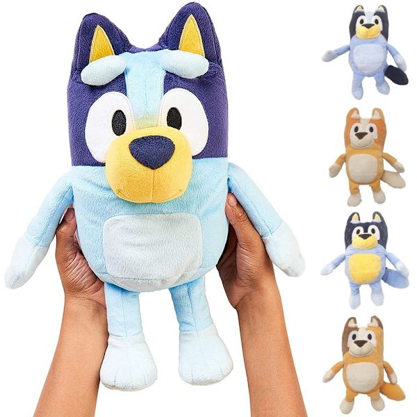 Kawaii Peluche Blue-yed ​​Dog Bingo Family Plyschleksak Barnleksaker Födelsedagspresent Bluey Son