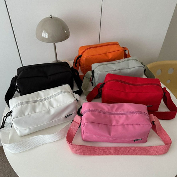Crossbody-väska med stor kapacitet Casual Mångsidig Oxford-väska red