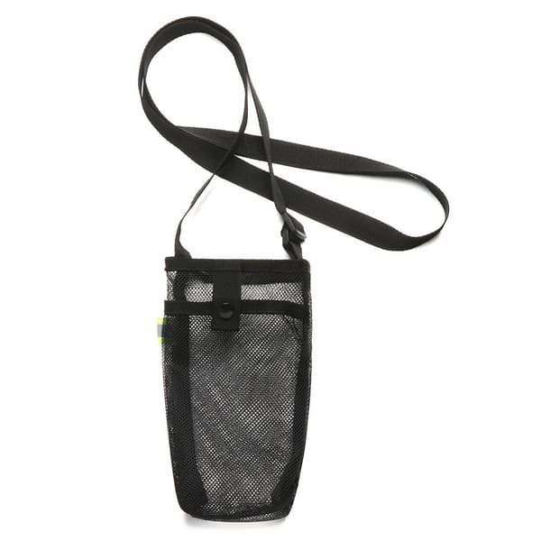 Vattenflaskfodral Mobiltelefonväska Mesh Koppärm black