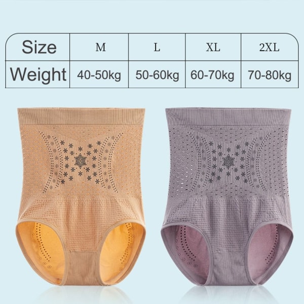 Kvinnor Seamless Slimming Underkläder Magkontroll Body Shaper Hög midja Shapewear Grey M