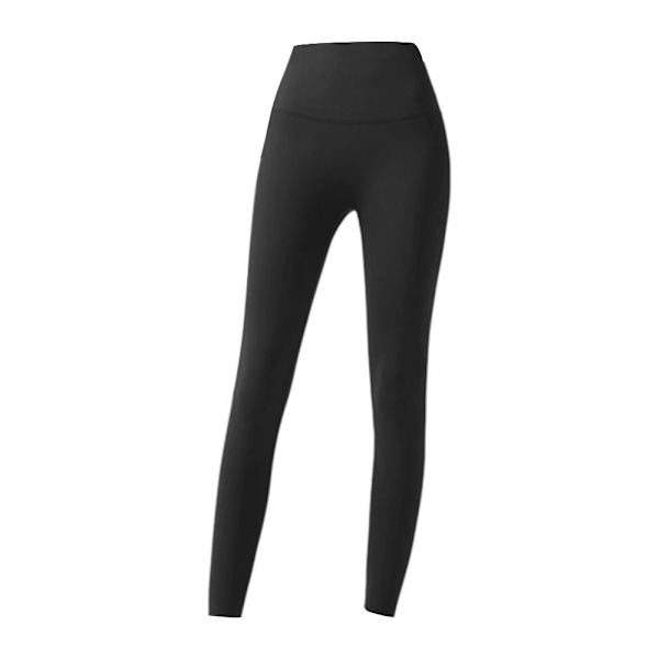 Vinter Varma Tjocka Slim Leggings För Kvinnor Svarta High Waist Slim Stretch Yoga Byxor Black XL