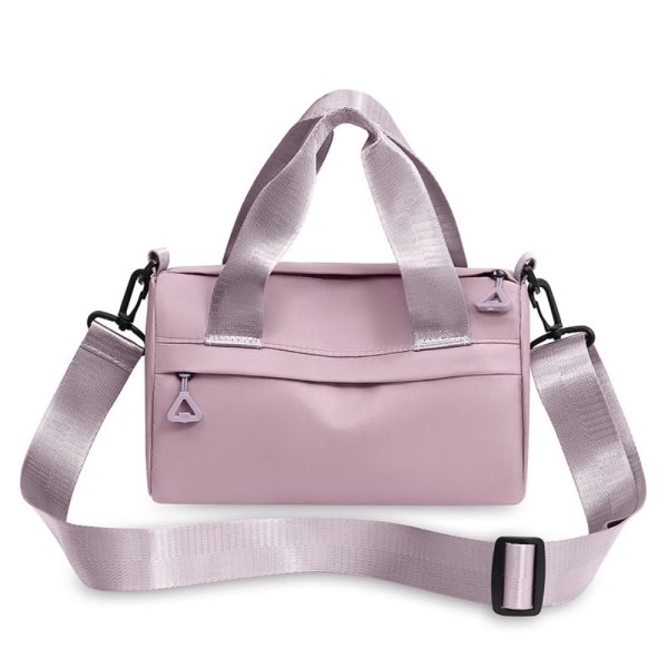 Multi-purpose axelväska Enfärgad Crossbody bärbara tygväskor pink