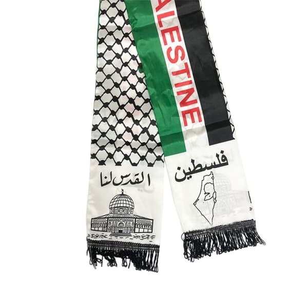 Flaggscarf Tryckt Satin Flaggscarf 2