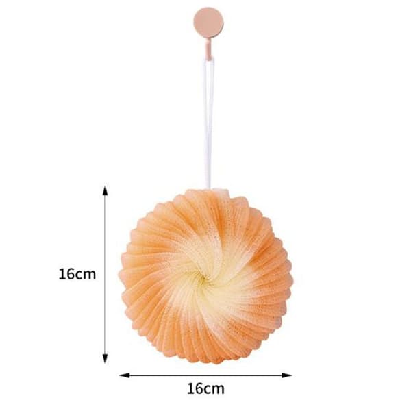2 st Badsvamp Dusch Loofah Mesh Pouf Badsvamp Duschpuff Duschskrubber C