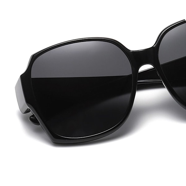 Polariserad passform över glasögon Solglasögon UV-skydd Bärs över receptbelagda glasögon Matte Black