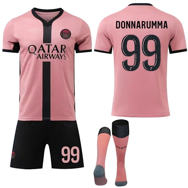24-25 Paris Saint-Germain Udebane Børne Voksen Fodboldtrøje Nr. 99 DONNARUMMA M