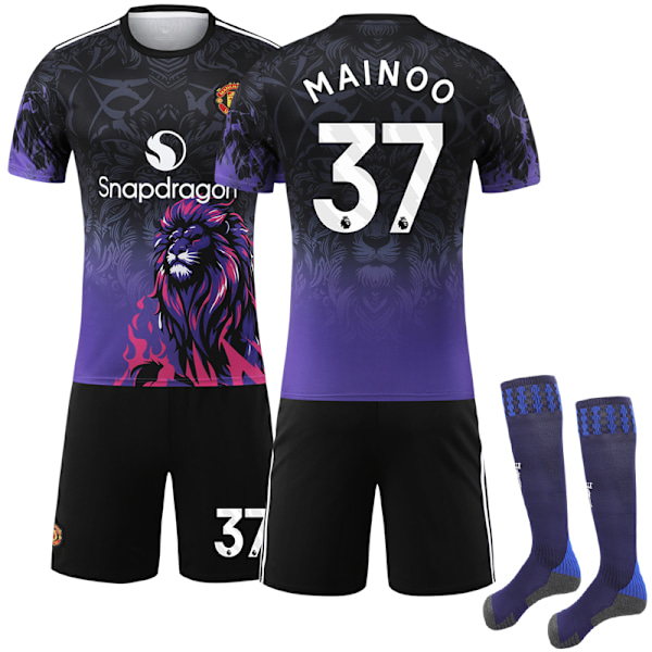 2025-2026 Manchester United Special Edition Børne Voksen Fodboldtrøje No.37 MAINOO M