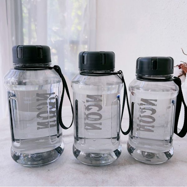 850/1100/1300 ml klar vattenflaska Bärbar läckagesäkra resevattenkannor green 1100ml
