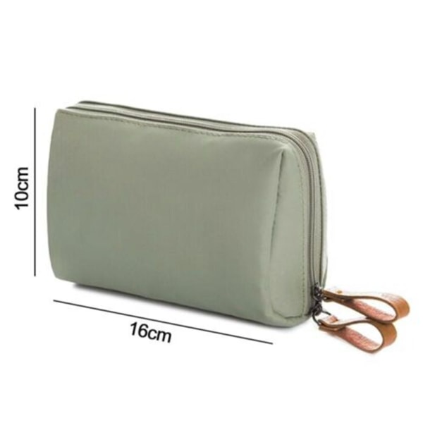 Stor kapacitet Dacron Makeup Bag Kosmetisk påse Black