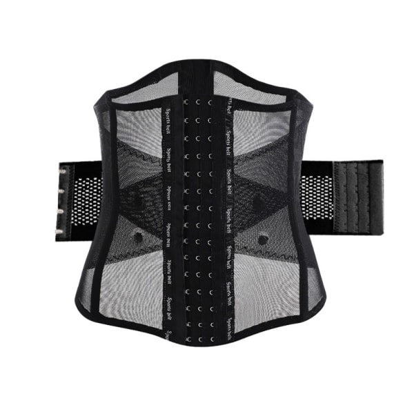 Kvinnor Body Shaper Waist Trainer Summer Belly Tight Shapewear Black XXL