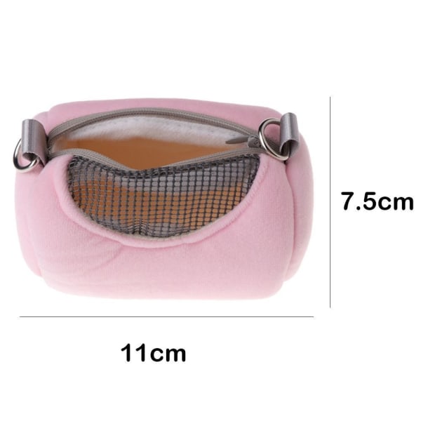 Marsvin hamster bärväska Liten husdjur bärväska Pink