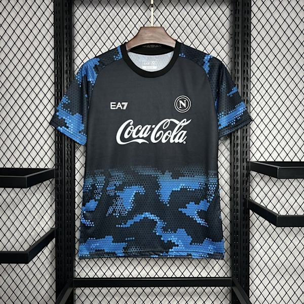 2024-2025 Napoli Träningsfotboll T-shirt Snabbtorkande Kortärmad M