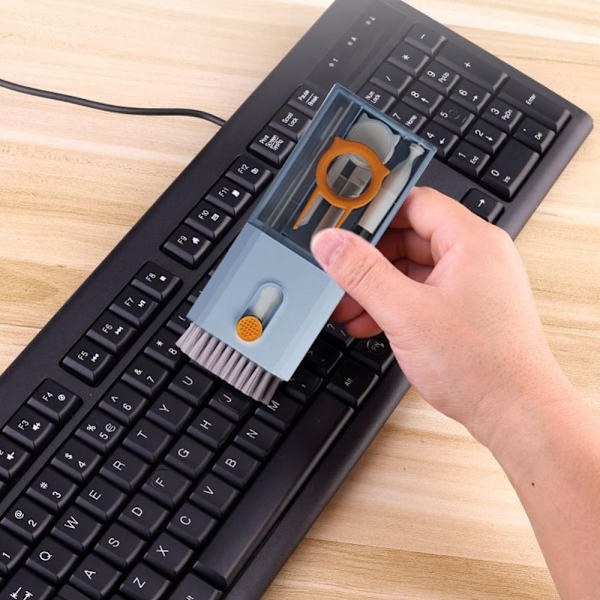 Keyboard Screen Cleaner Kit 10in1 Set för bärbar dator White