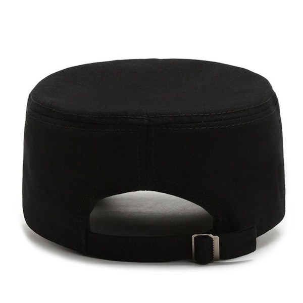 Män Arméhatt Baseballkeps Cap Militär Andningsbar Stridsfiske Platt justerbar cap Navy Blue