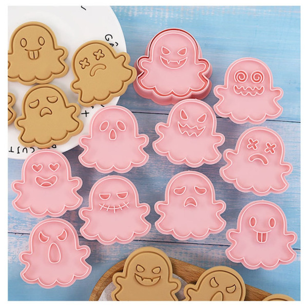 10 ST Tecknad Halloween form Cookie skärande form