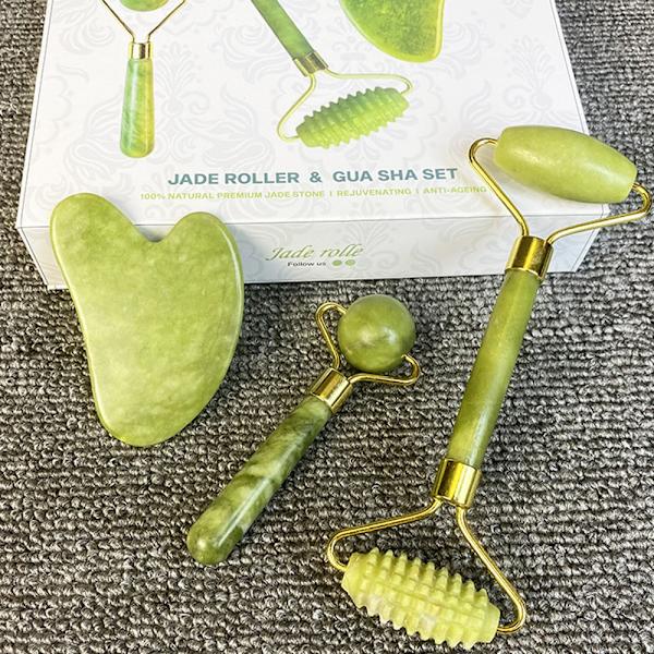 3 STK/ SET Gua Sha Massageverktyg Lymfdränagemassager