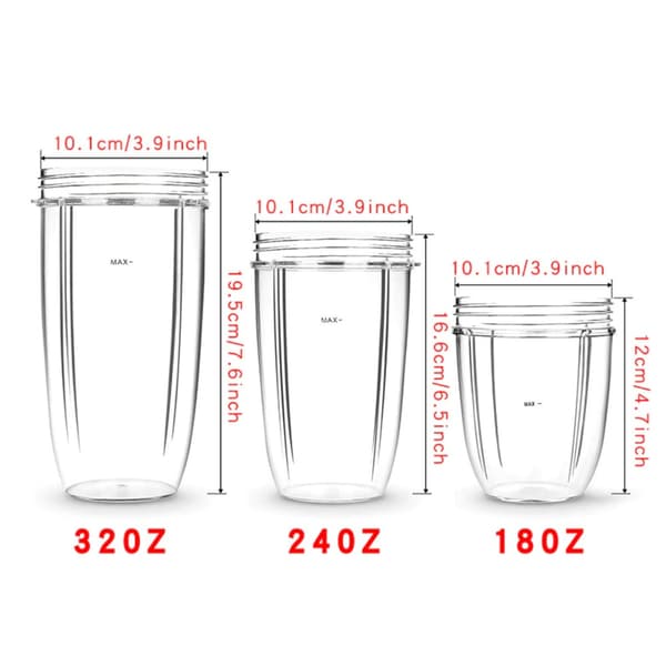 18/24/32OZ Ersättningsmugg för NutriBullet Blender 32OZ