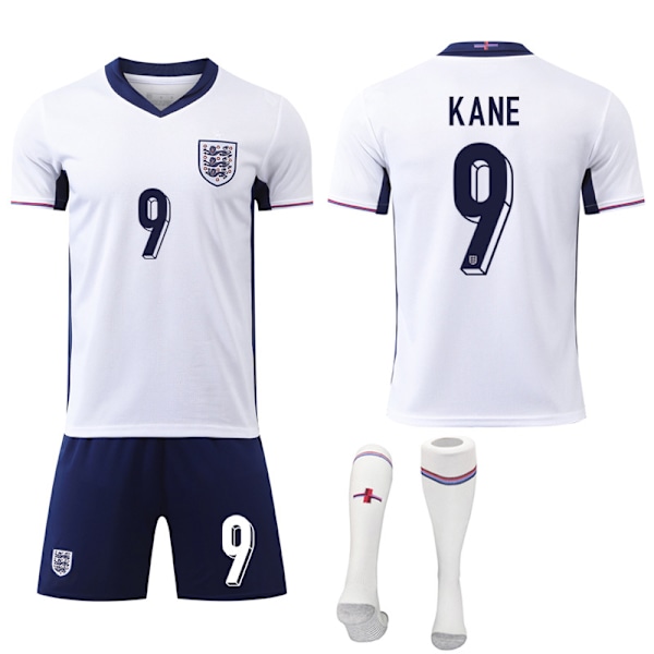 UEFA Euro 2024 England Hemma- och Bortalandslag Fotbollströja Nr.9 KANE Home 18