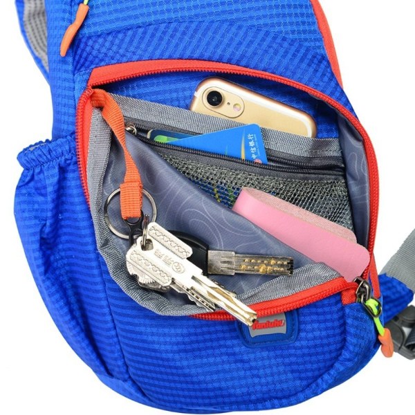 Kvinnor crossbody bröstväskor sling sport flaska bagpack telefonnyckelväska purple